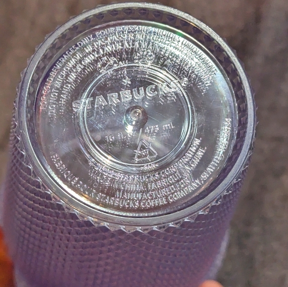 Starbucks Winter Clear Pearl Finish 16oz tumbler - Picture 5 of 5